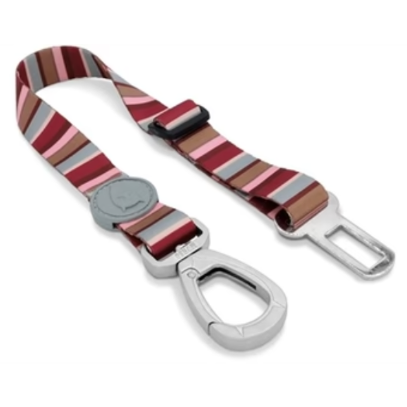 Morso Hundesicherheitsgurt Recycelt Skyline Rot/Rosa